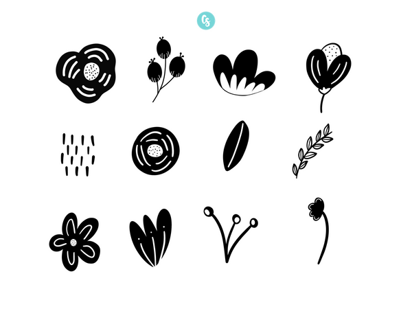 Floral Procreate Stamps